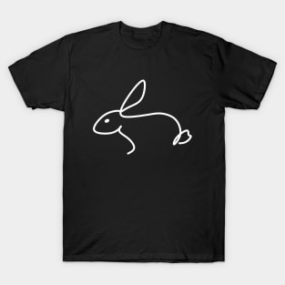 Bunny Line Art T-Shirt